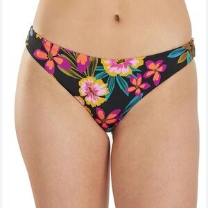 NWTs Hurley | Women's Fiji Fantasy Reversible Moderate Bikini Bottom Size XS